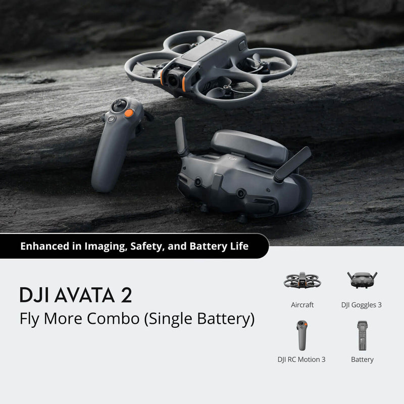 DJI Avata 2 - FPV Tactical Police Drone - Pro View Combo