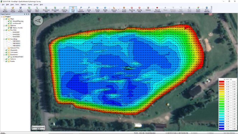 EchoLogger Bathymetry Sensor for Drones with UgCS Software